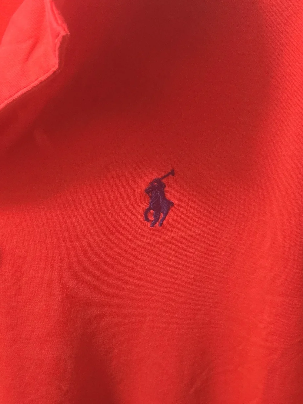 Ralph Lauren Men’s Red Polo with Embroidered Pony